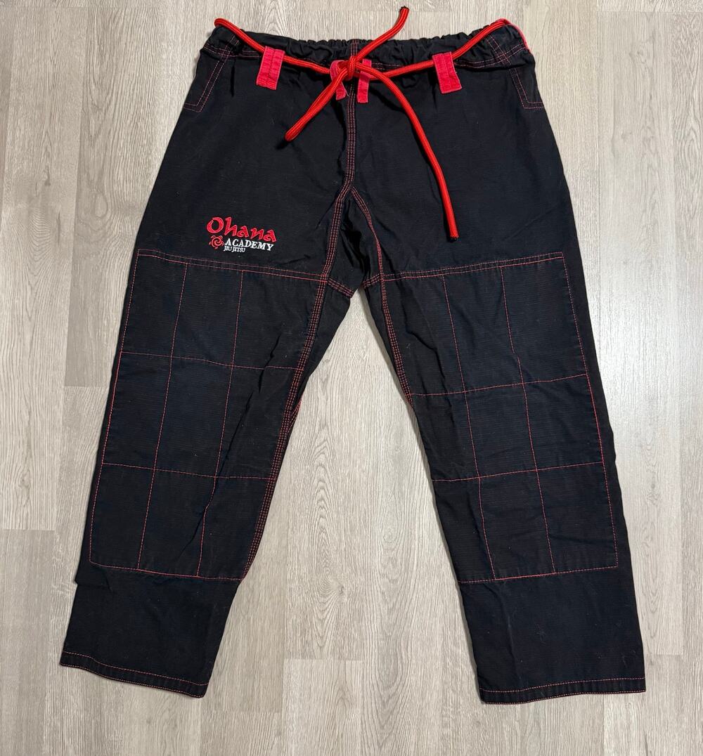 Ohana Academy Jiu Jitsu Black Pants Size M4